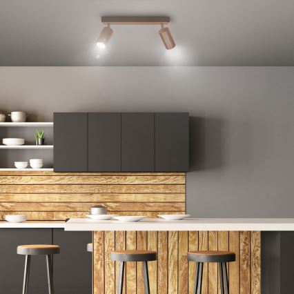 Brilagi - Bodové svítidlo SELE 2xGU10/30W/230V béžová