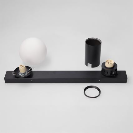 Brilagi - Bodové svítidlo SELE BALL 1xGU10/30W/230V + 1xG9/10W černá
