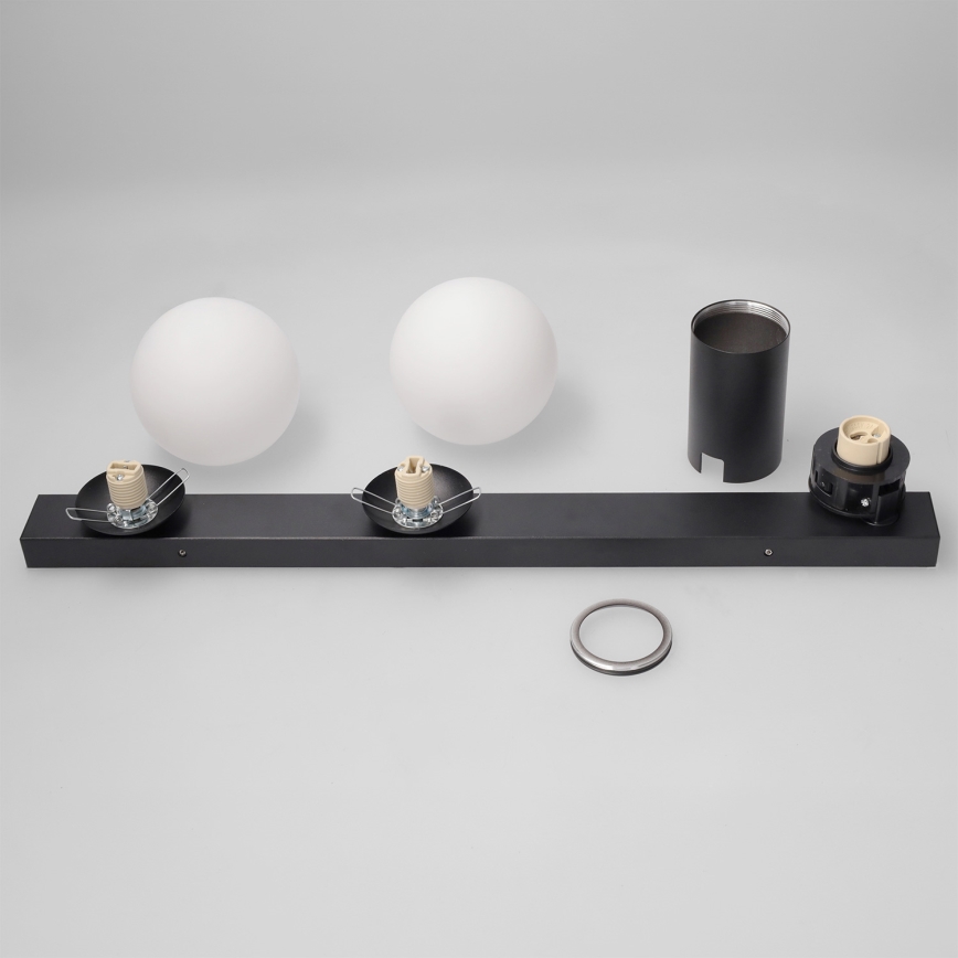 Brilagi - Bodové svítidlo SELE BALL 1xGU10/30W/230V + 2xG9/10W černá