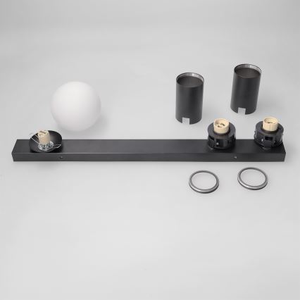 Brilagi - Bodové svítidlo SELE BALL 2xGU10/30W/230V + 1xG9/10W černá