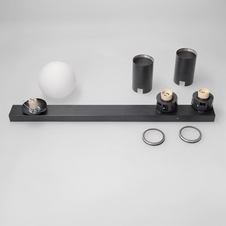 Brilagi - Bodové svítidlo SELE BALL 2xGU10/30W/230V + 1xG9/10W černá