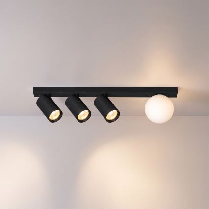 Brilagi - Bodové svítidlo SELE BALL 3xGU10/30W/230V + 1xG9/10W černá