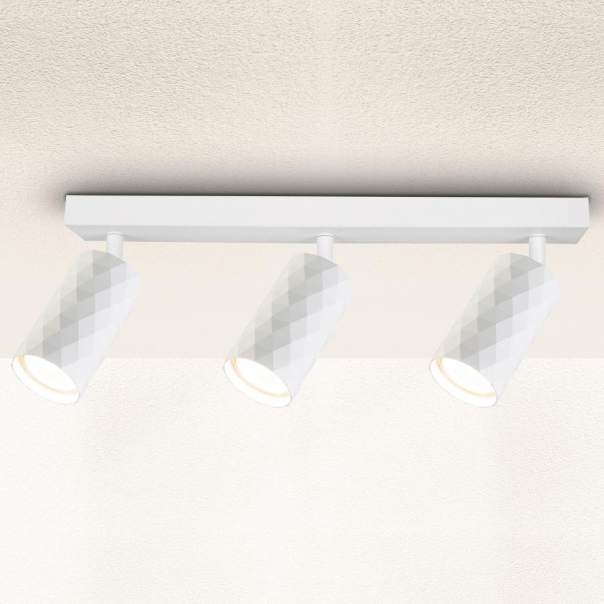 Brilagi - Bodové svítidlo SELE DIAMANT 3xGU10/30W/230V bílá
