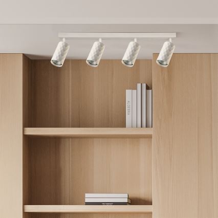 Brilagi - Bodové svítidlo SELE DIAMANT 4xGU10/30W/230V bílá