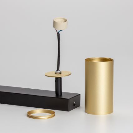 Brilagi - Bodové svítidlo SELE GOLDEN 2xGU10/30W/230V černá/zlatá