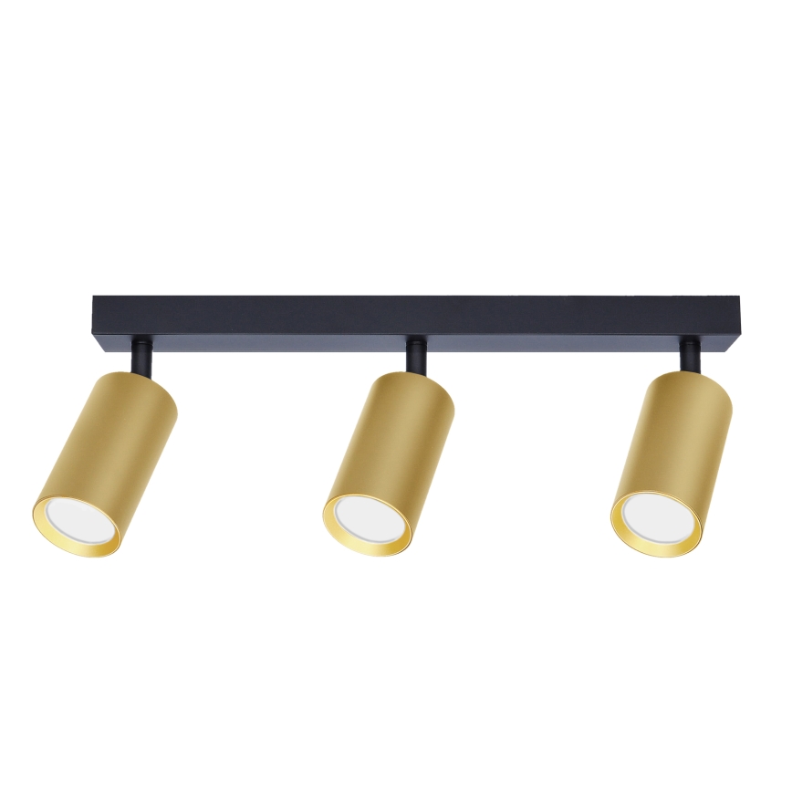 Brilagi - Bodové svítidlo SELE GOLDEN 3xGU10/30W/230V černá/zlatá
