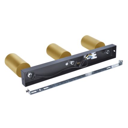 Brilagi - Bodové svítidlo SELE GOLDEN 3xGU10/30W/230V černá/zlatá