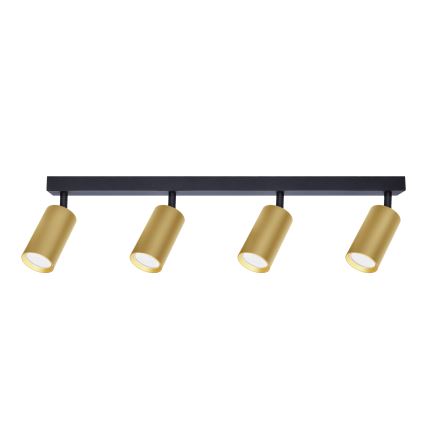Brilagi - Bodové svítidlo SELE GOLDEN 4xGU10/30W/230V černá/zlatá
