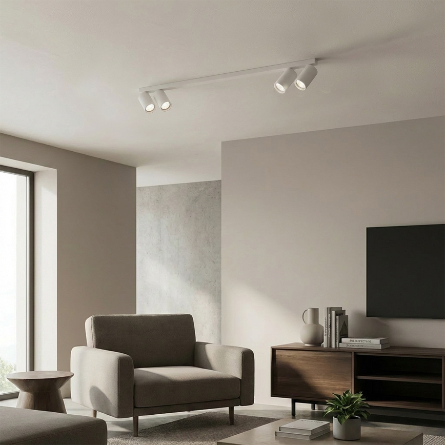 Brilagi - Bodové svítidlo SELE LONG 4xGU10/30W/230V bílá