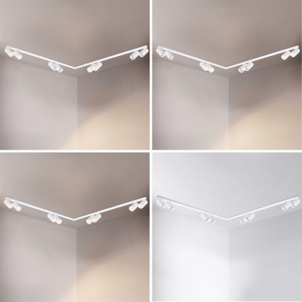 Brilagi - Bodové svítidlo SELE LONG 8xGU10/30W/230V bílá