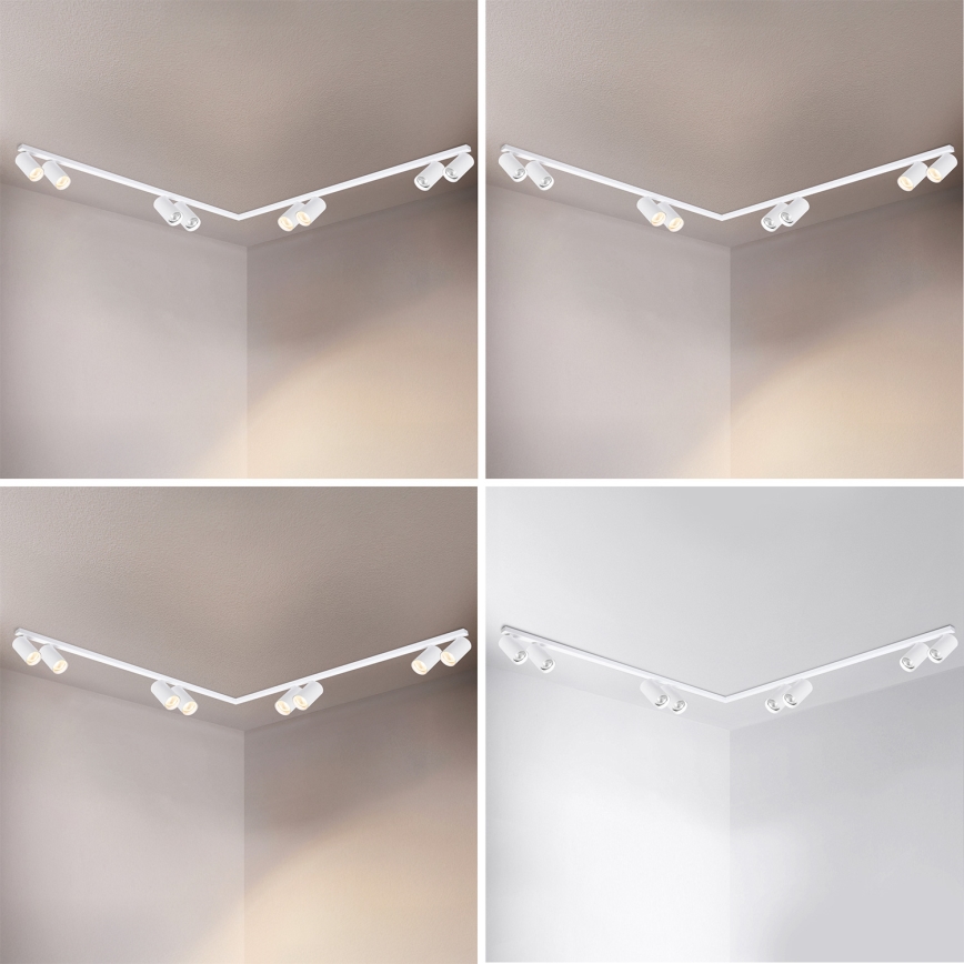 Brilagi - Bodové svítidlo SELE LONG 8xGU10/30W/230V bílá