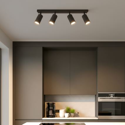 Brilagi - Bodové svítidlo SELE MODERN 4xGU10/30W/230V černá