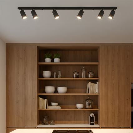 Brilagi - Bodové svítidlo SELE MODERN 6xGU10/30W/230V černá