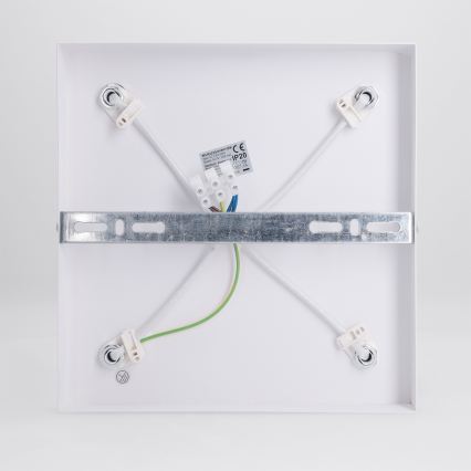 BRILAGI - Bodové svítidlo SELE SQUARE 4xGU10/30W/230V bílá/dekor dubu