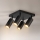 BRILAGI - Bodové svítidlo SELE SQUARE 4xGU10/30W/230V černá/zlatá