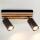 Brilagi - Bodové svítidlo SELE WOOD 2xGU10/30W/230V černá/dřevo
