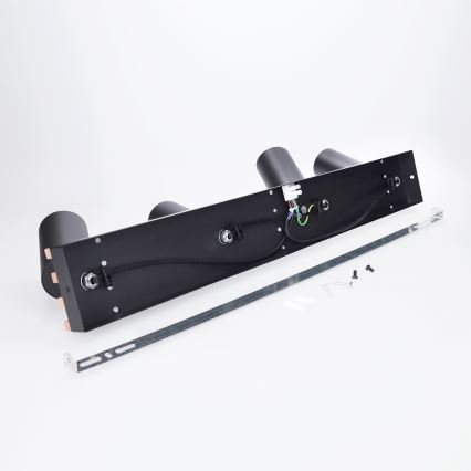 Brilagi - Bodové svítidlo SELE WOOD ACOUSTIC 4xGU10/30W/230V černá/dřevo