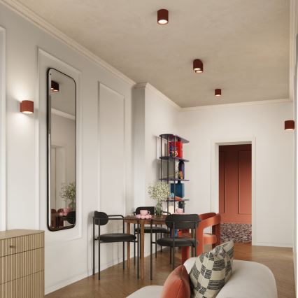 Brilagi - Bodové svítidlo SFERA 1xGU10/10W/230V pr. 10 cm červená