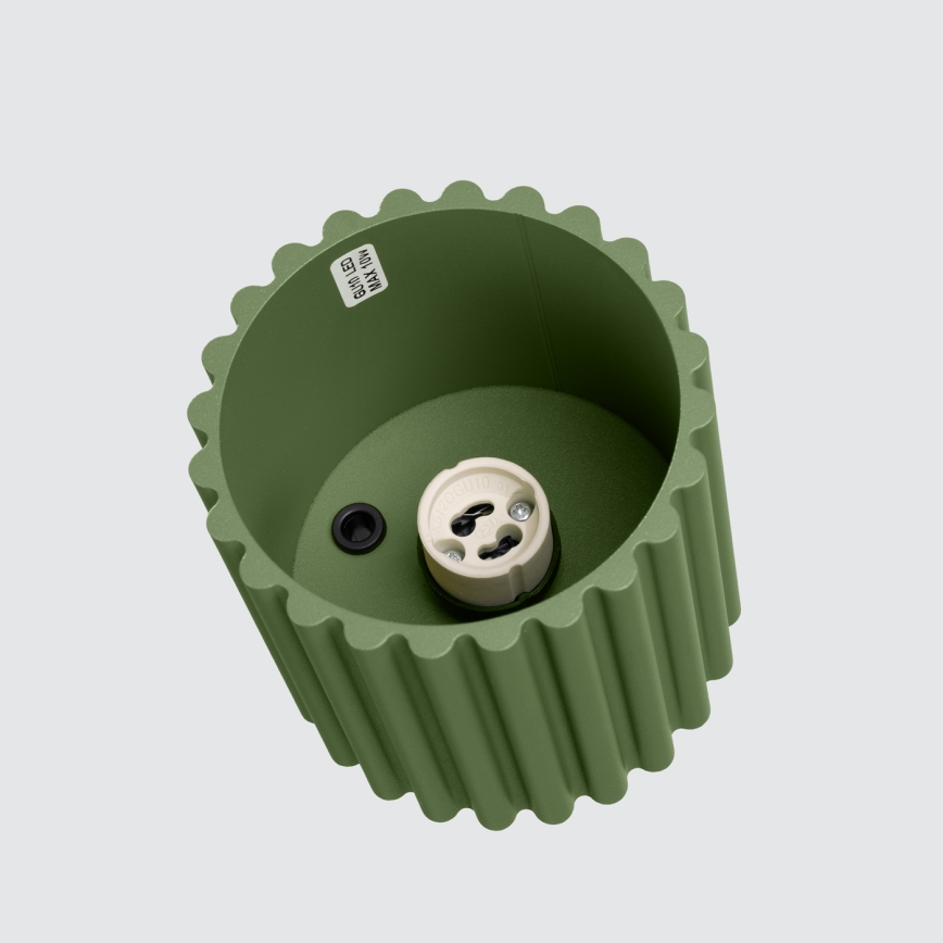 Brilagi - Bodové svítidlo SFERA 1xGU10/10W/230V pr. 10 cm zelená