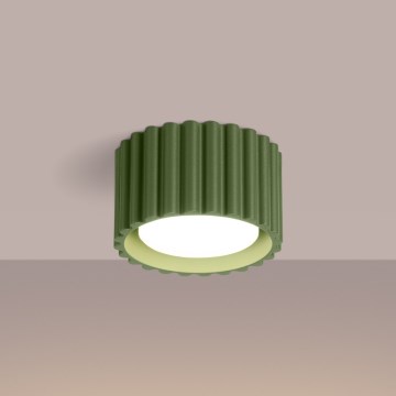Brilagi - Bodové svítidlo SFERA 1xGX53/30W/230V pr. 10 cm zelená
