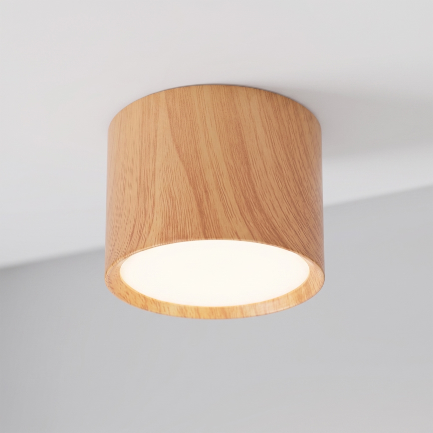 BRILAGI - Bodové svítidlo SMOOTH 1xGX53/15W/230V 60x82 mm dekor dubu