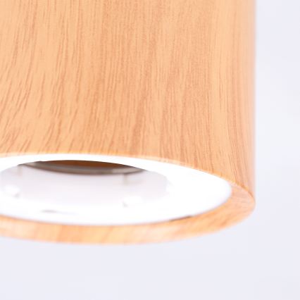 BRILAGI - Bodové svítidlo SMOOTH 1xGX53/15W/230V 60x82 mm dekor dubu