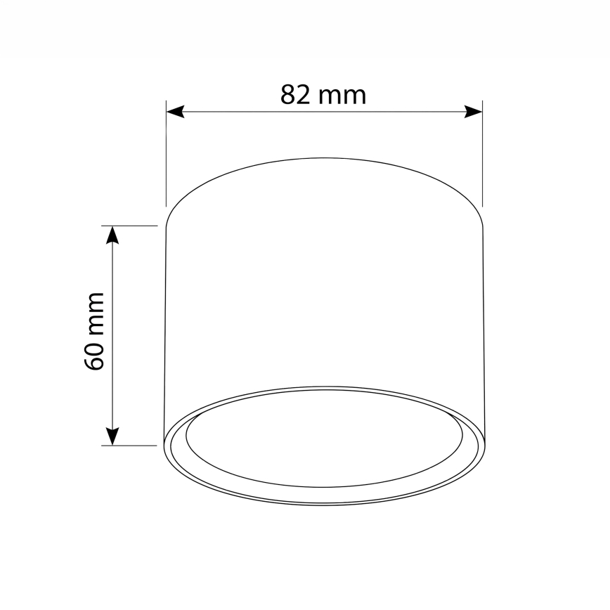 BRILAGI - Bodové svítidlo SMOOTH 1xGX53/15W/230V 60x82 mm dekor dubu
