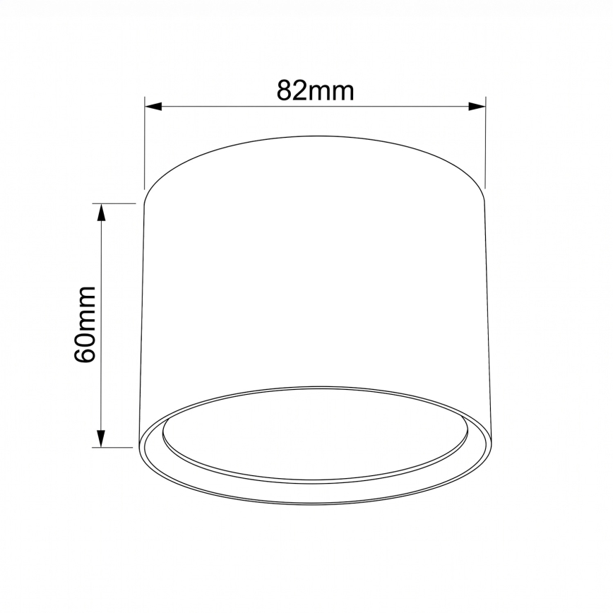 BRILAGI - Bodové svítidlo SMOOTH 1xGX53/15W/230V hnědá