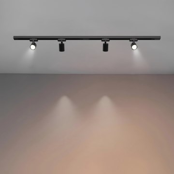 Brilagi - Bodové svítidlo v lištovém systému HUSKY 4xGU10/10W/230V černá