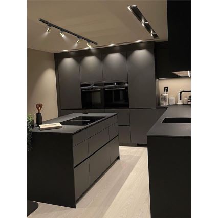 Brilagi - Bodové svítidlo v lištovém systému HUSKY 4xGU10/10W/230V černá/zlatá