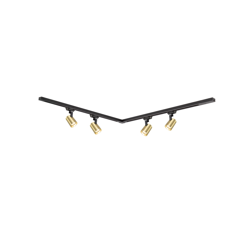 Brilagi - Bodové svítidlo v lištovém systému HUSKY 4xGU10/10W/230V černá/zlatá