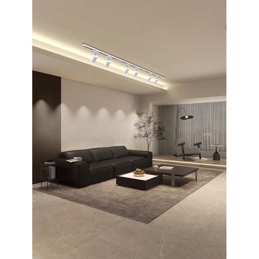 Brilagi - Bodové svítidlo v lištovém systému HUSKY 6xGU10/10W/230V bílá