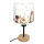 Brilagi - Dětská stolní lampa BOBO WOOD 1xE27/25W/230V dub/černá/bílá/zvířátka