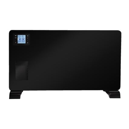 Brilagi - Elektrický přímotop/konvektor 1000/1300/2300W LCD/časovač/TURBO/termostat černá + dálkové ovládání