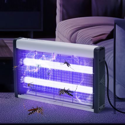 Brilagi - Elektrický lapač hmyzu 2xUV/20W/230V 100 m2