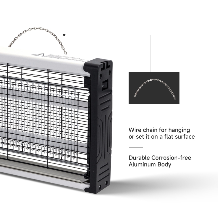 Brilagi - Elektrický lapač hmyzu 2xUV/20W/230V 100 m2