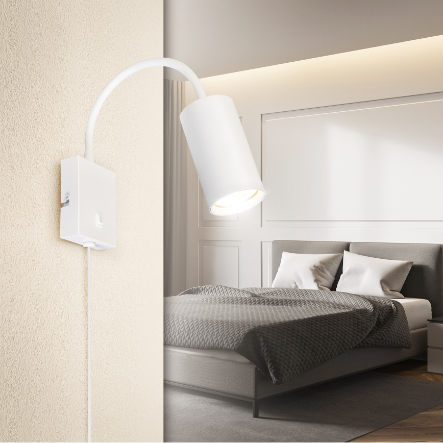Brilagi - Flexibilní nástěnná lampa SELE 1xGU10/30W/230V bílá