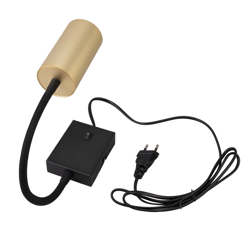 Brilagi - Flexibilní nástěnná lampa SELE 1xGU10/30W/230V černá/zlatá