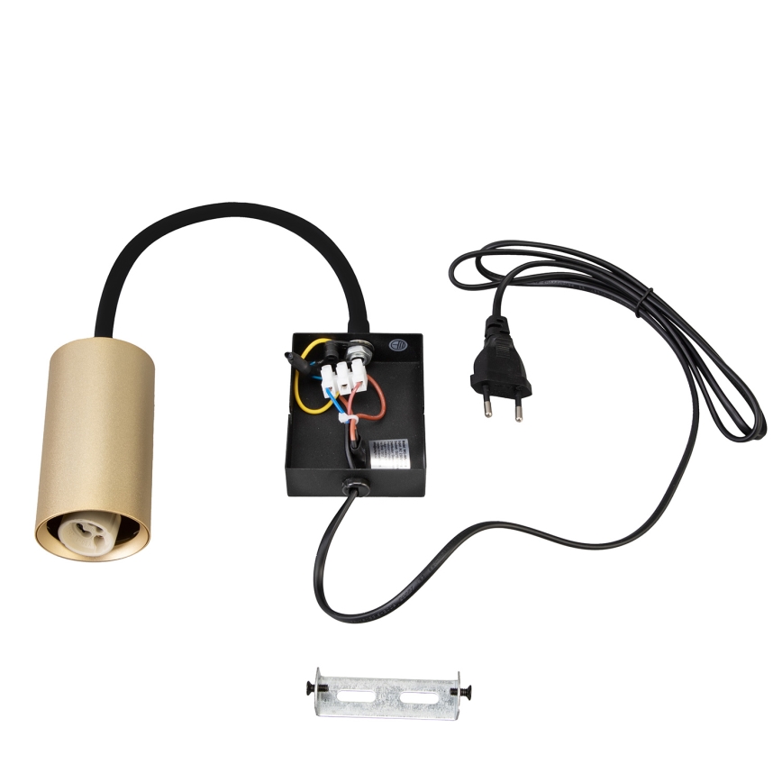 Brilagi - Flexibilní nástěnná lampa SELE 1xGU10/30W/230V černá/zlatá