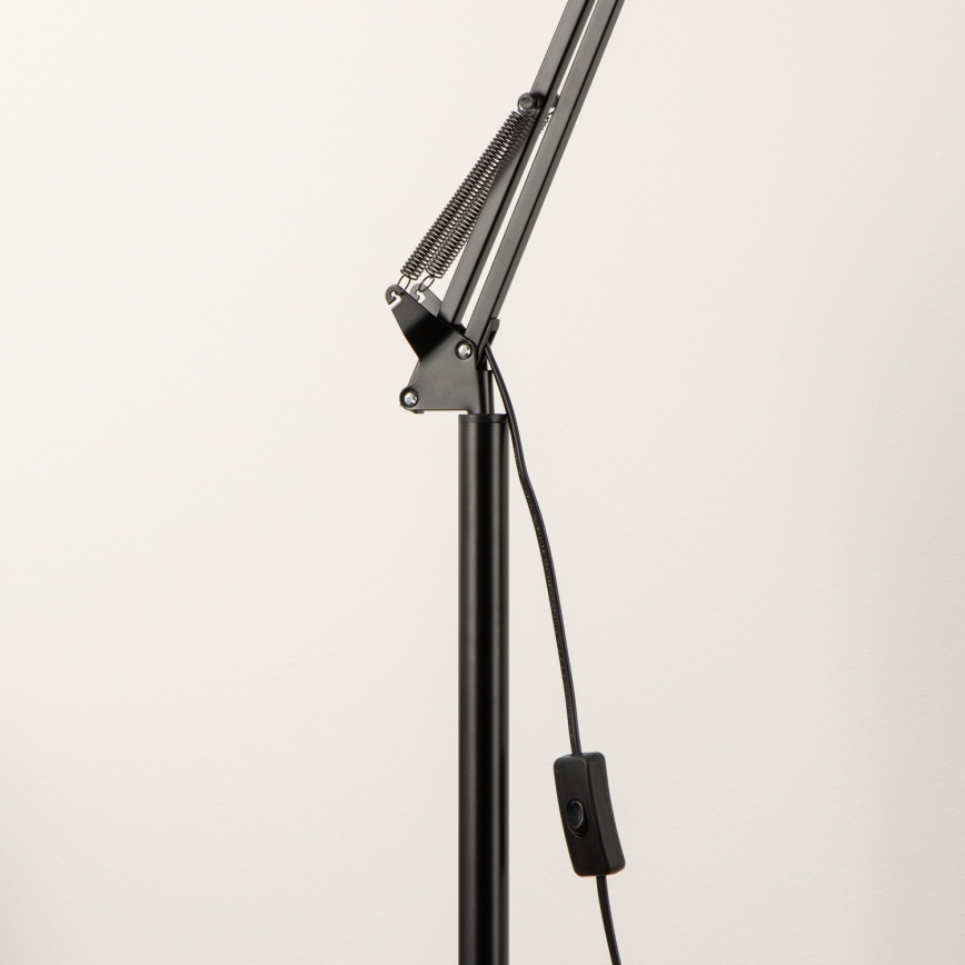 BRILAGI - Flexibilní stojací lampa TASKER 1xE27/60W/230V 157 cm černá
