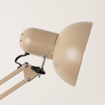 Brilagi - Flexibilní stojací lampa TASKER 1xE27/60W/230V 184 cm béžová