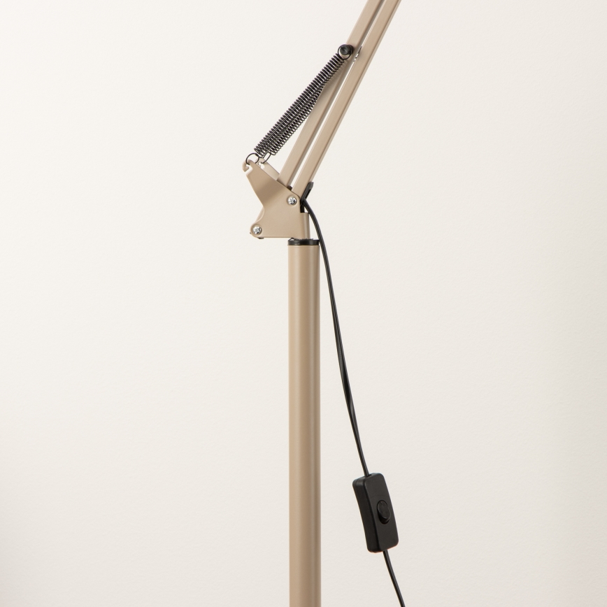 Brilagi - Flexibilní stojací lampa TASKER 1xE27/60W/230V 184 cm béžová
