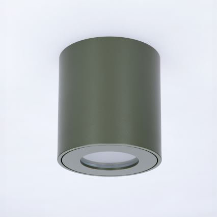 BRILAGI - Koupelnové bodové svítidlo MIA 1xGU10/30W/230V 60x82 mm 84x80 mm tmavě zelená IP54