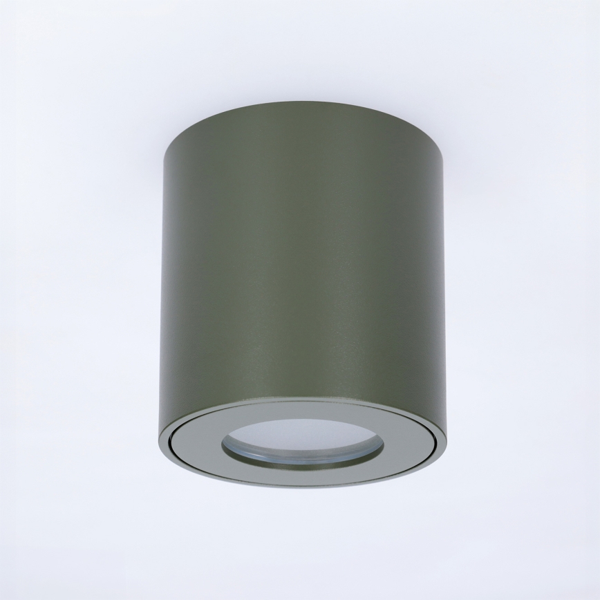 BRILAGI - Koupelnové bodové svítidlo MIA 1xGU10/30W/230V 60x82 mm 84x80 mm tmavě zelená IP54
