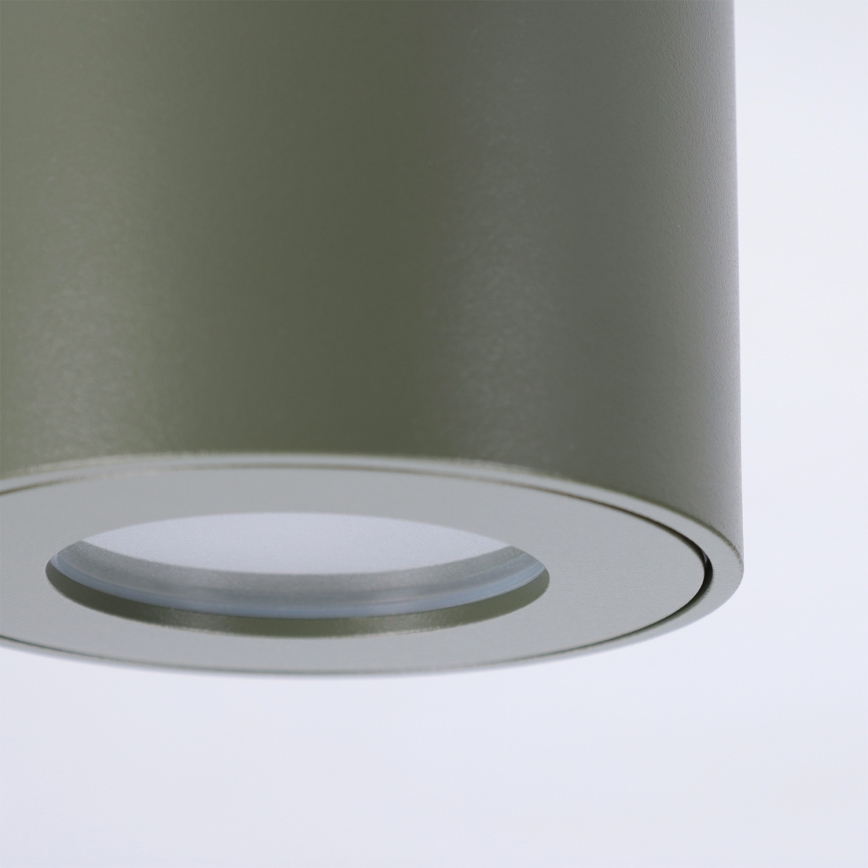 BRILAGI - Koupelnové bodové svítidlo MIA 1xGU10/30W/230V 60x82 mm 84x80 mm tmavě zelená IP54