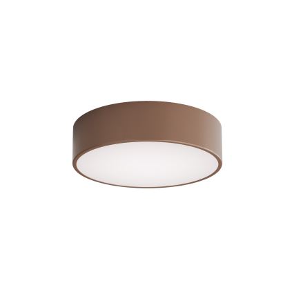 BRILAGI - Koupelnové stropní svítidlo se senzorem pohybu a soumraku CLARE 2xE27/24W/230V pr. 30 cm hnědá IP54