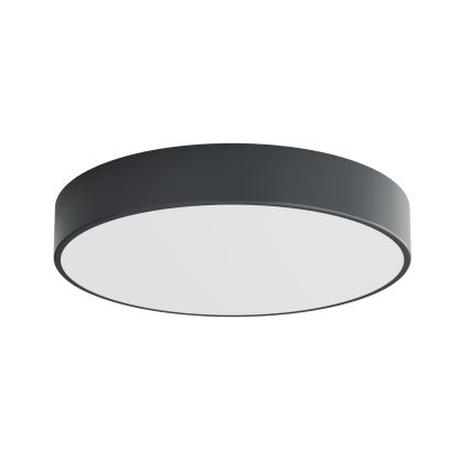 Brilagi - Koupelnové stropní svítidlo se senzorem pohybu a soumraku CLARE 4xE27/24W/230V pr. 50 cm antracit IP54