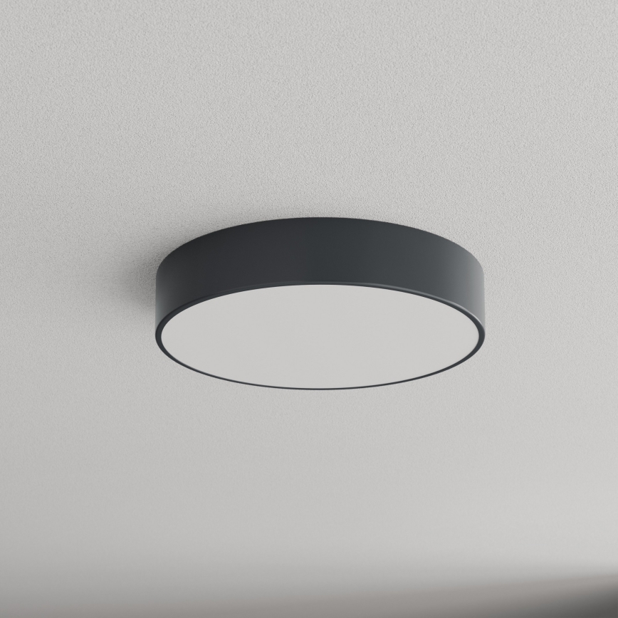 BRILAGI - Koupelnové stropní svítidlo CLARE 3xE27/24W/230V pr. 40 cm antracit IP54