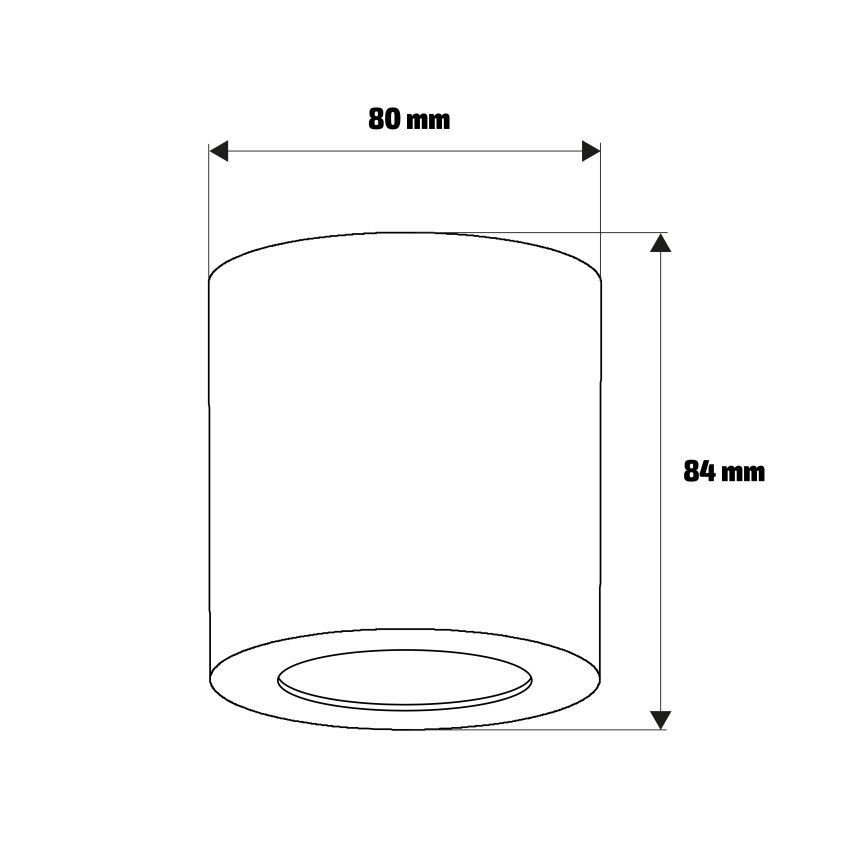 Brilagi - Koupelnové bodové svítidlo MIA 1xGU10/30W/230V 84x80 mm lesklý chrom IP54