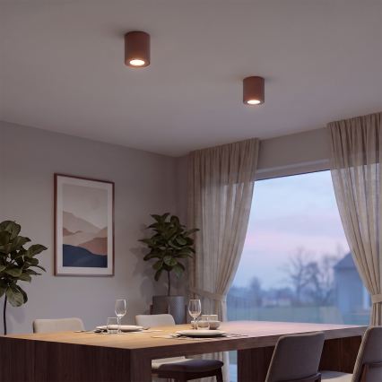BRILAGI - Koupelnové bodové svítidlo MIA 1xGU10/30W/230V 84x80 mm hnědá IP54